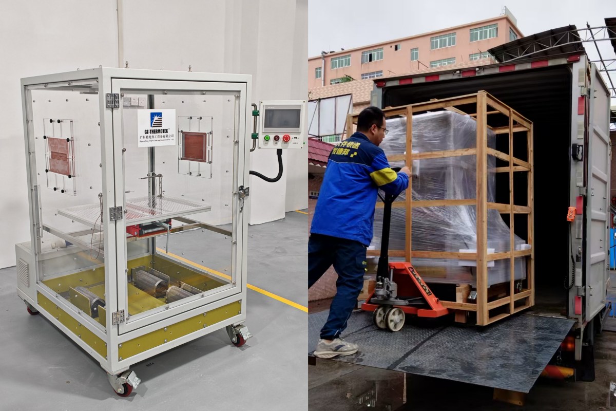 Custom precision thermal testing chamber and actual shipping.
