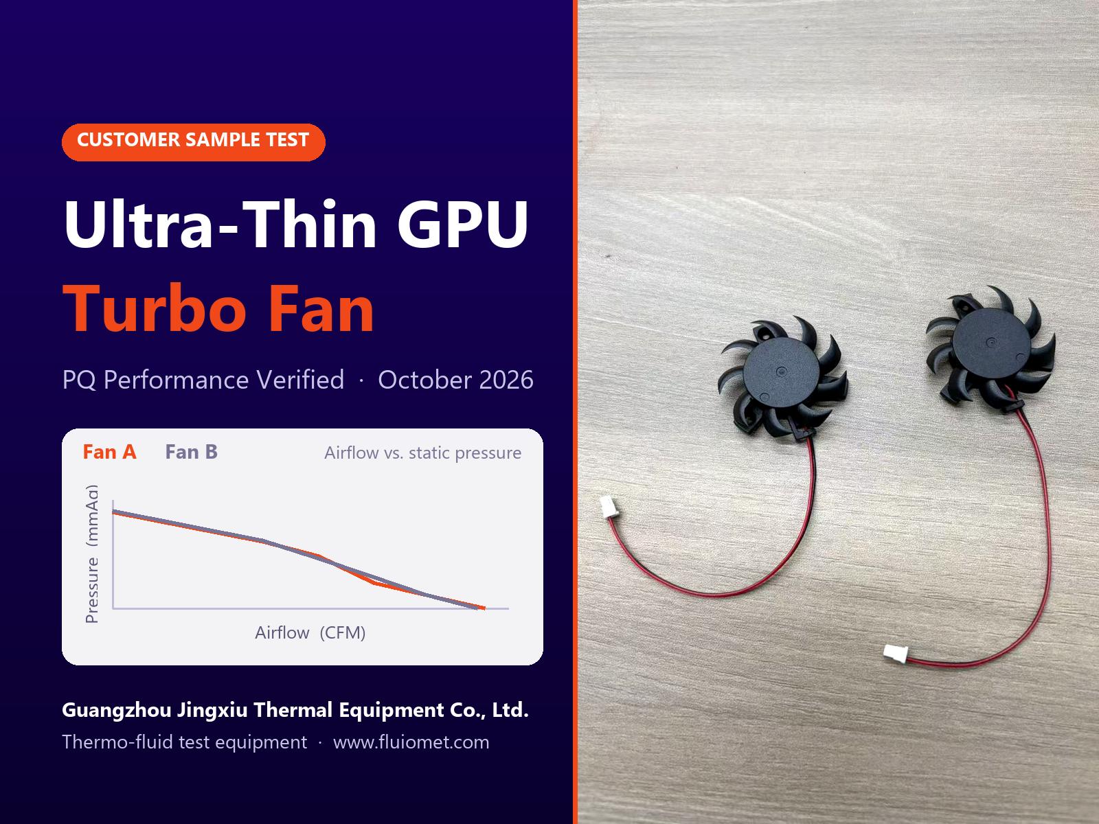 Ultra-Thin Embedded GPU Turbo Fan — Full PQ Performance Verified